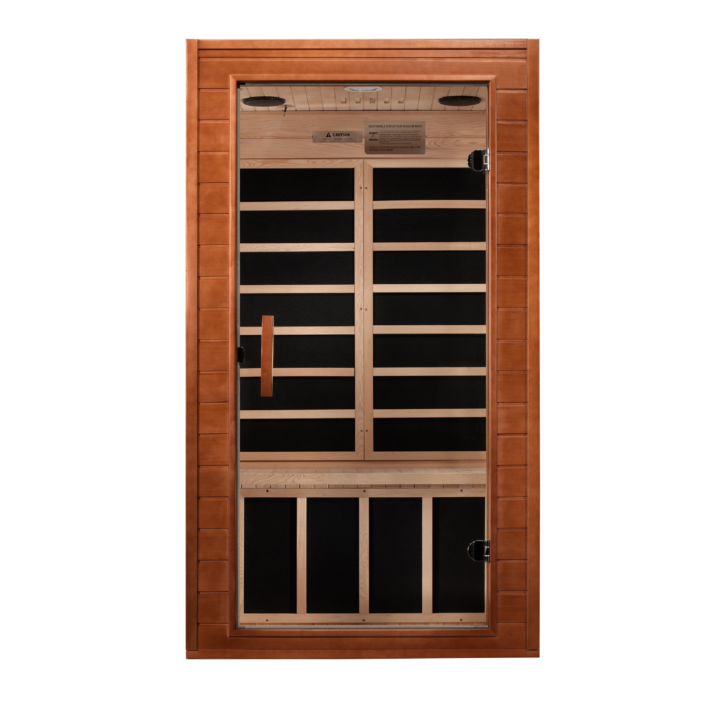 Golden Designs Dynamic Avila 1-2 Person Low EMF FAR IR Sauna (DYN-6103-01)