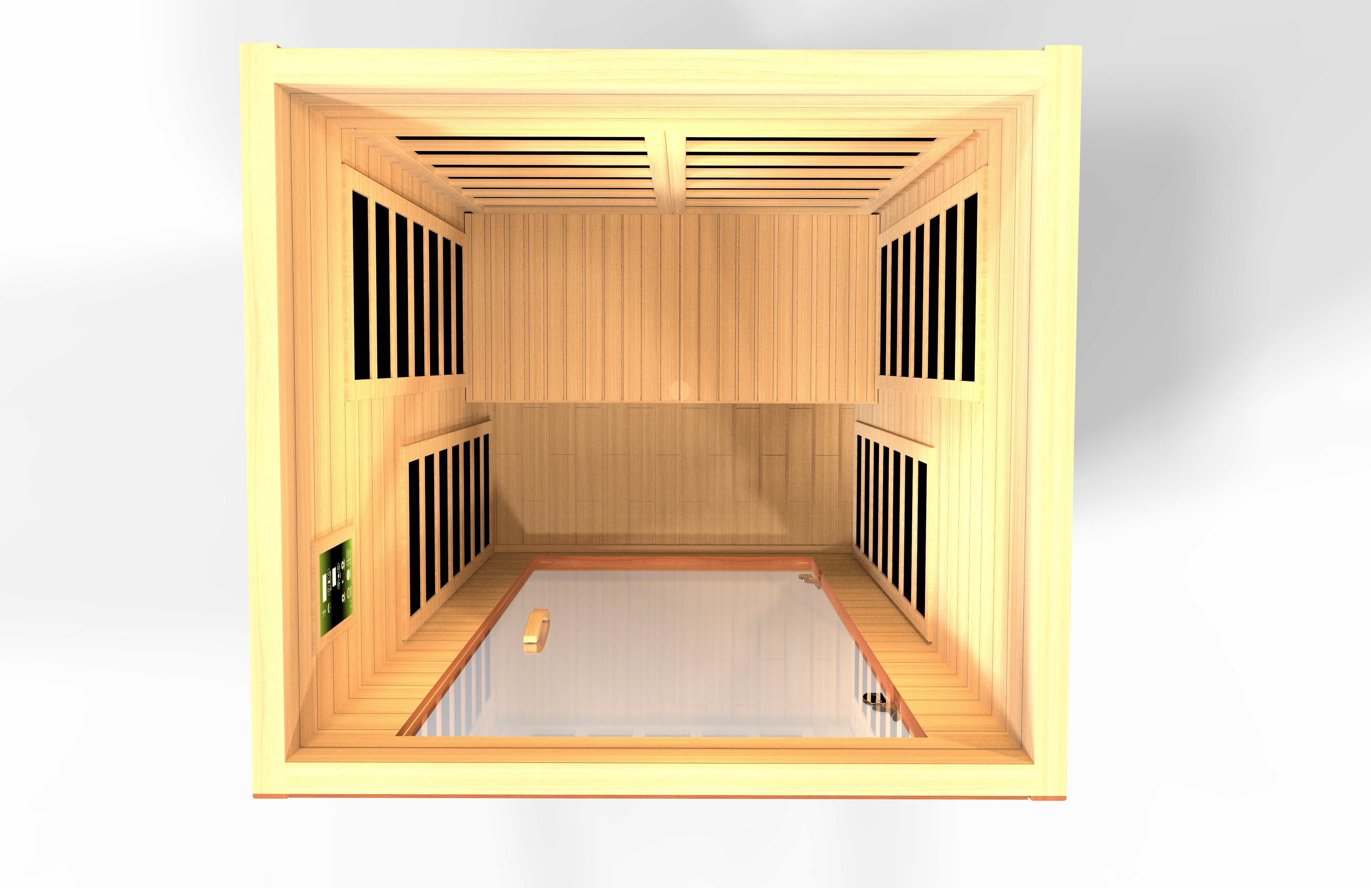 Golden Designs Dynamic Avila 1-2 Person Low EMF FAR IR Sauna (DYN-6103-01)