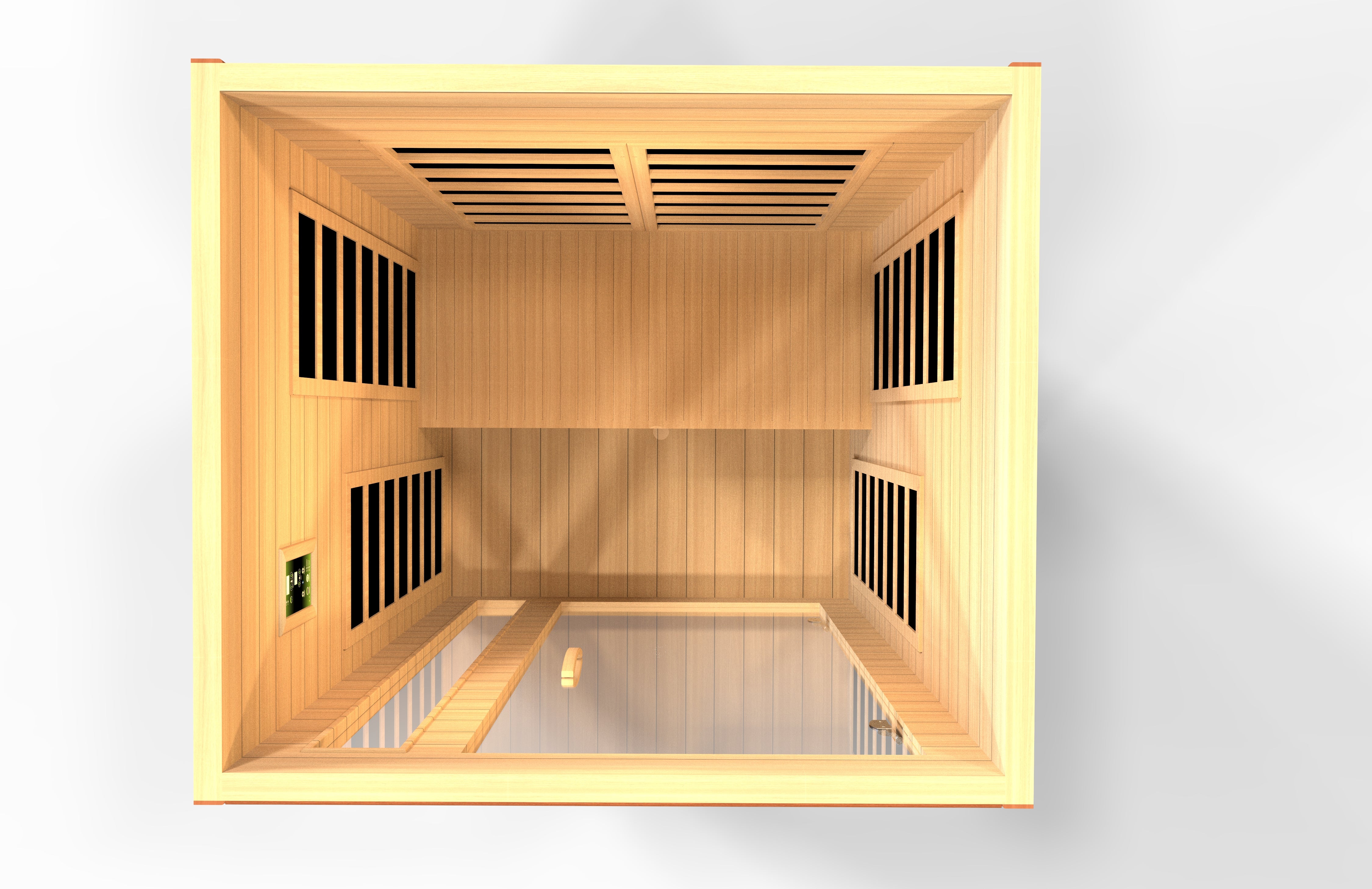 Golden Designs Dynamic "Cardoba" 2 Person Ultra Low EMF FAR IR Sauna (DYN-6203-01 Elite)