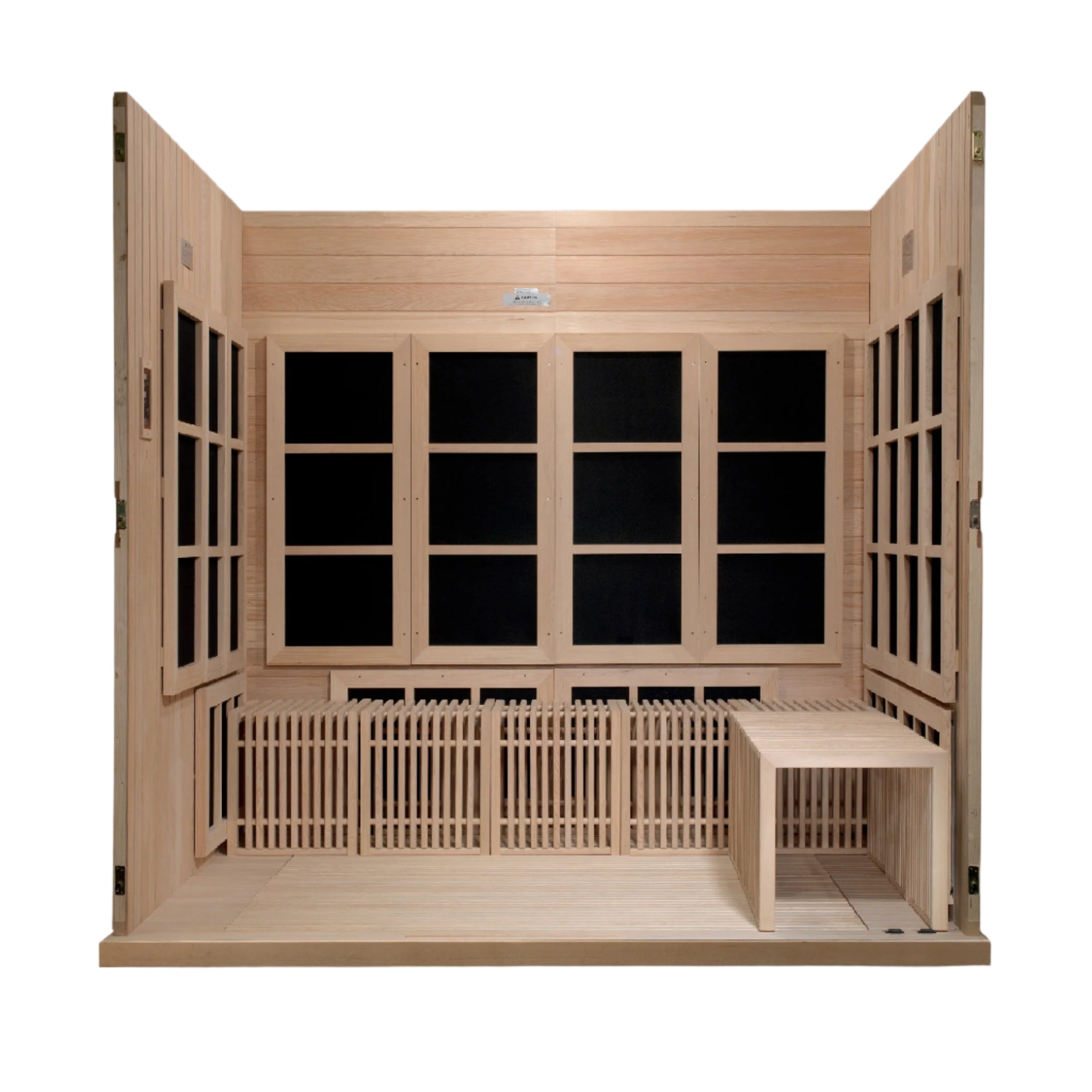 Golden Designs 2025 Catalonia 8 Person Near Zero EMF FAR IR Sauna (GDI-6880-02)