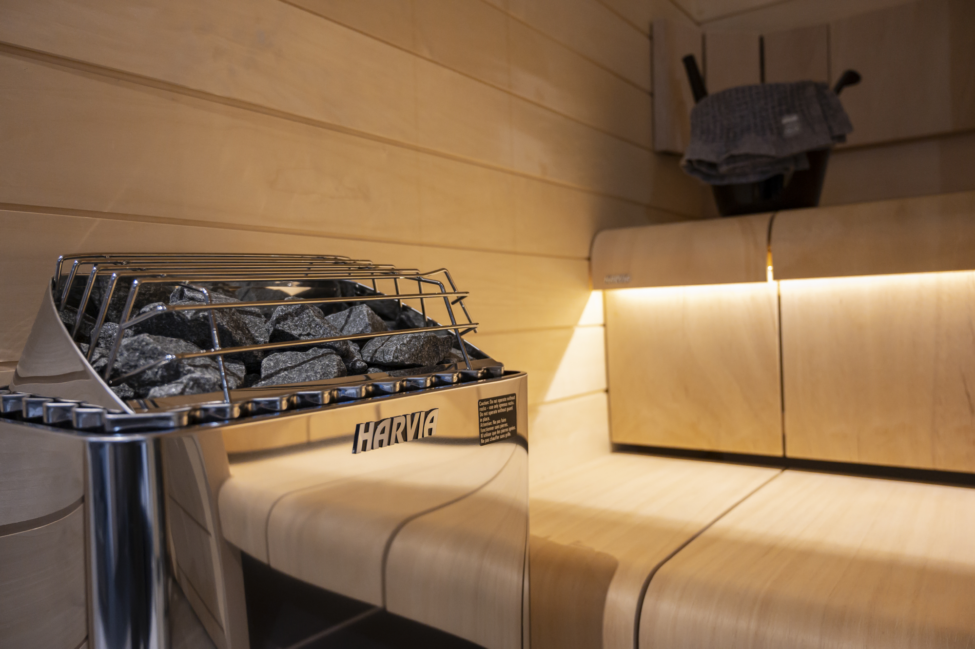 Harvia Kip Series 6kW Stainless Steel Sauna Heater at 208V 3PH