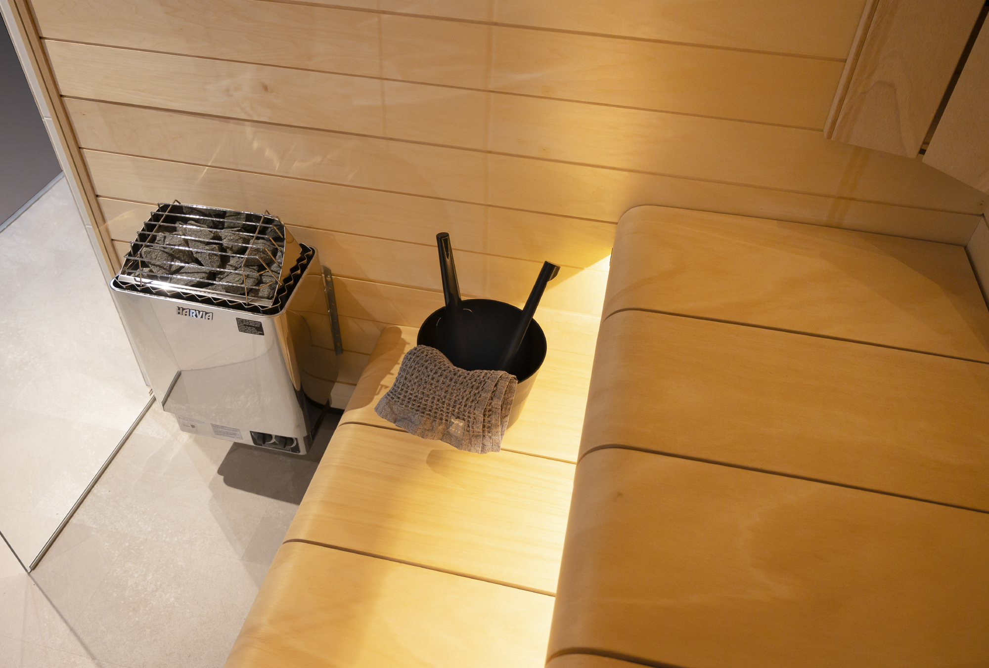 Harvia Kip Series 6kW Stainless Steel Sauna Heater at 208V 3PH