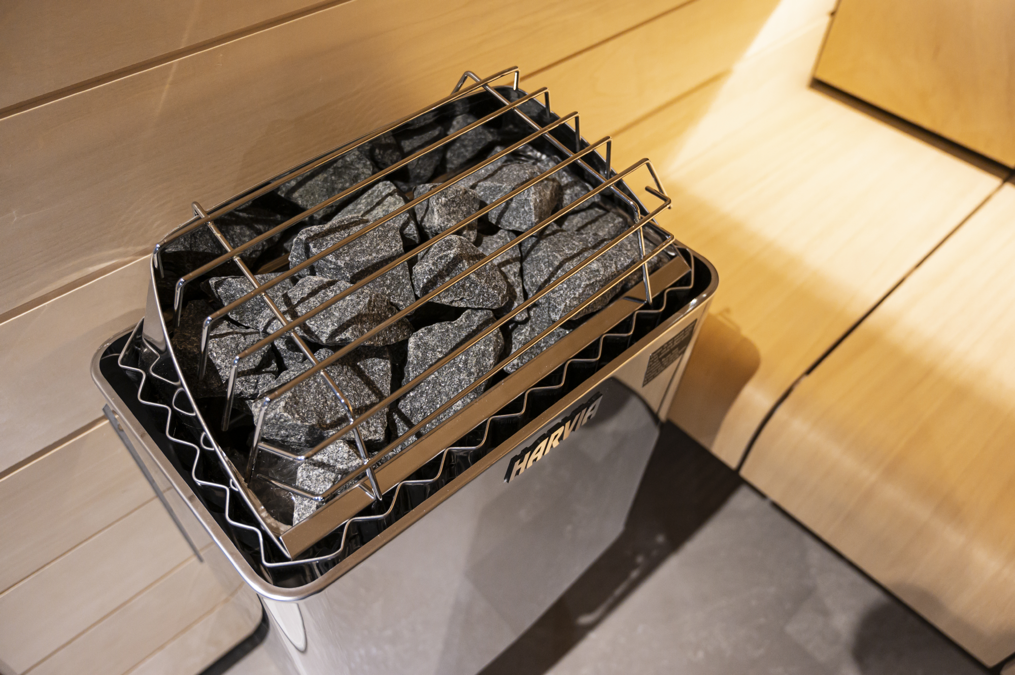 Harvia Kip Series 6kW Stainless Steel Sauna Heater at 208V 3PH