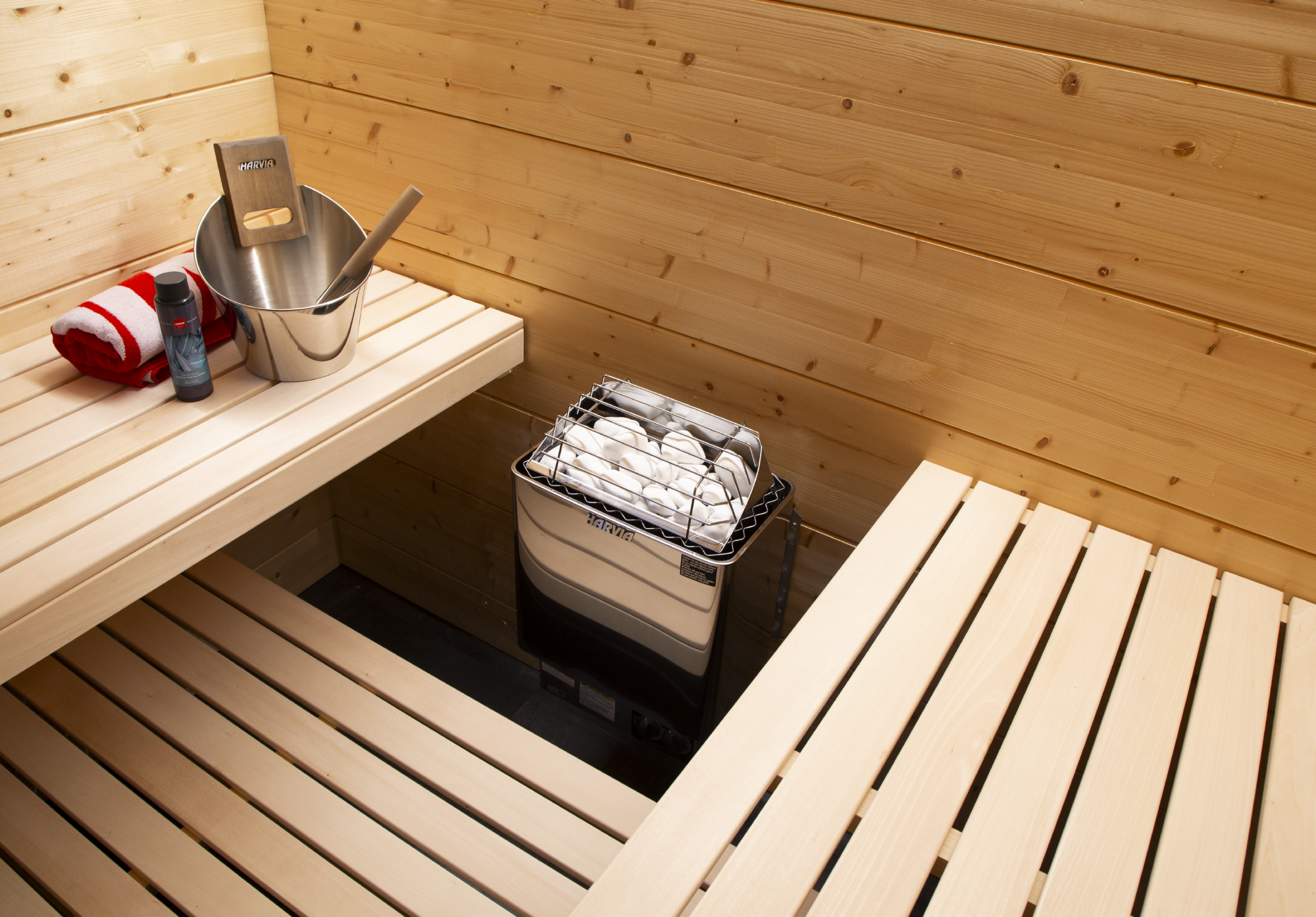 Harvia Kip Series 6kW Stainless Steel Sauna Heater at 208V 3PH
