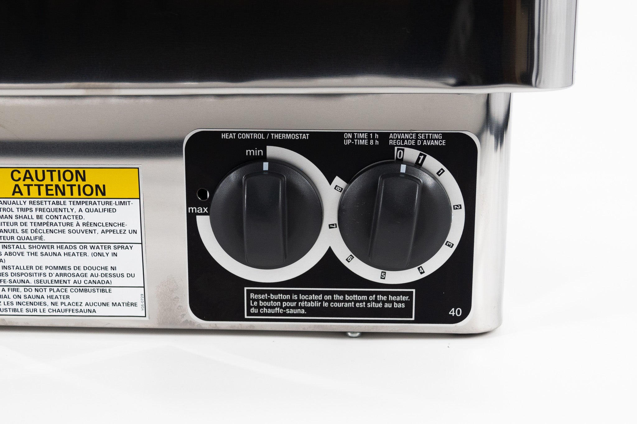 Harvia Kip Series 6kW Stainless Steel Sauna Heater at 208V 3PH