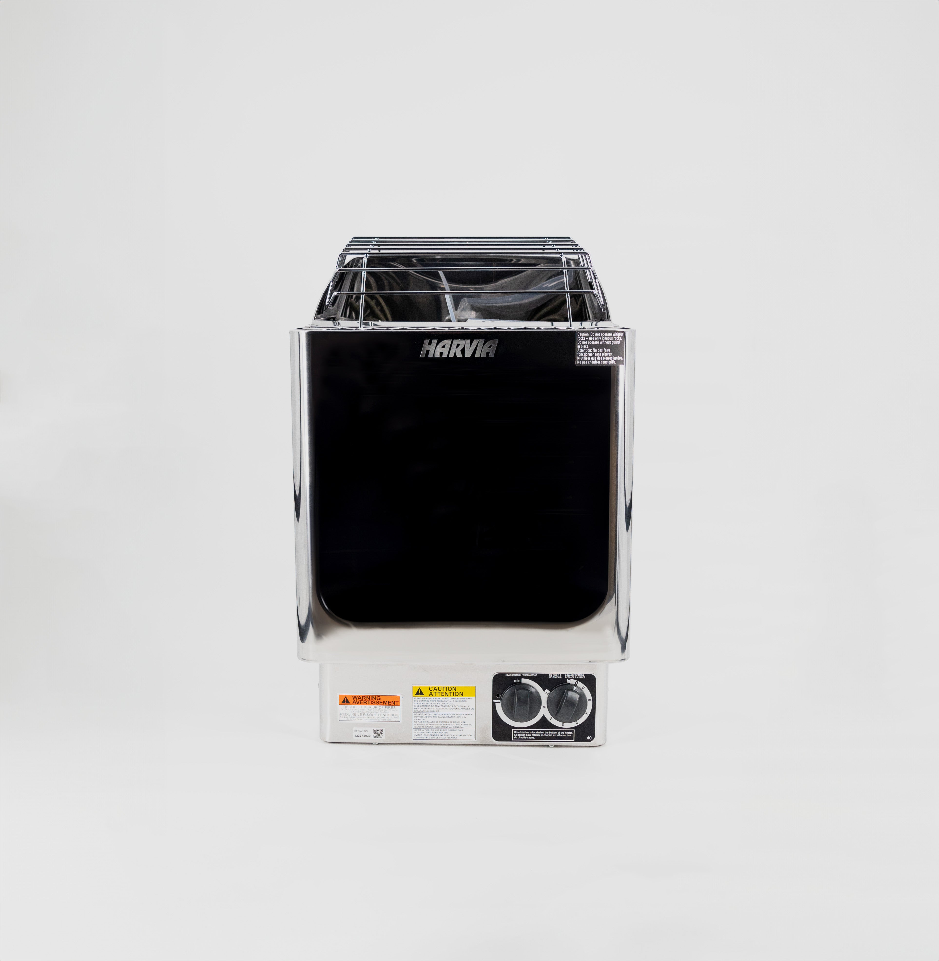 Harvia Kip Series 6kW Stainless Steel Sauna Heater at 208V 3PH