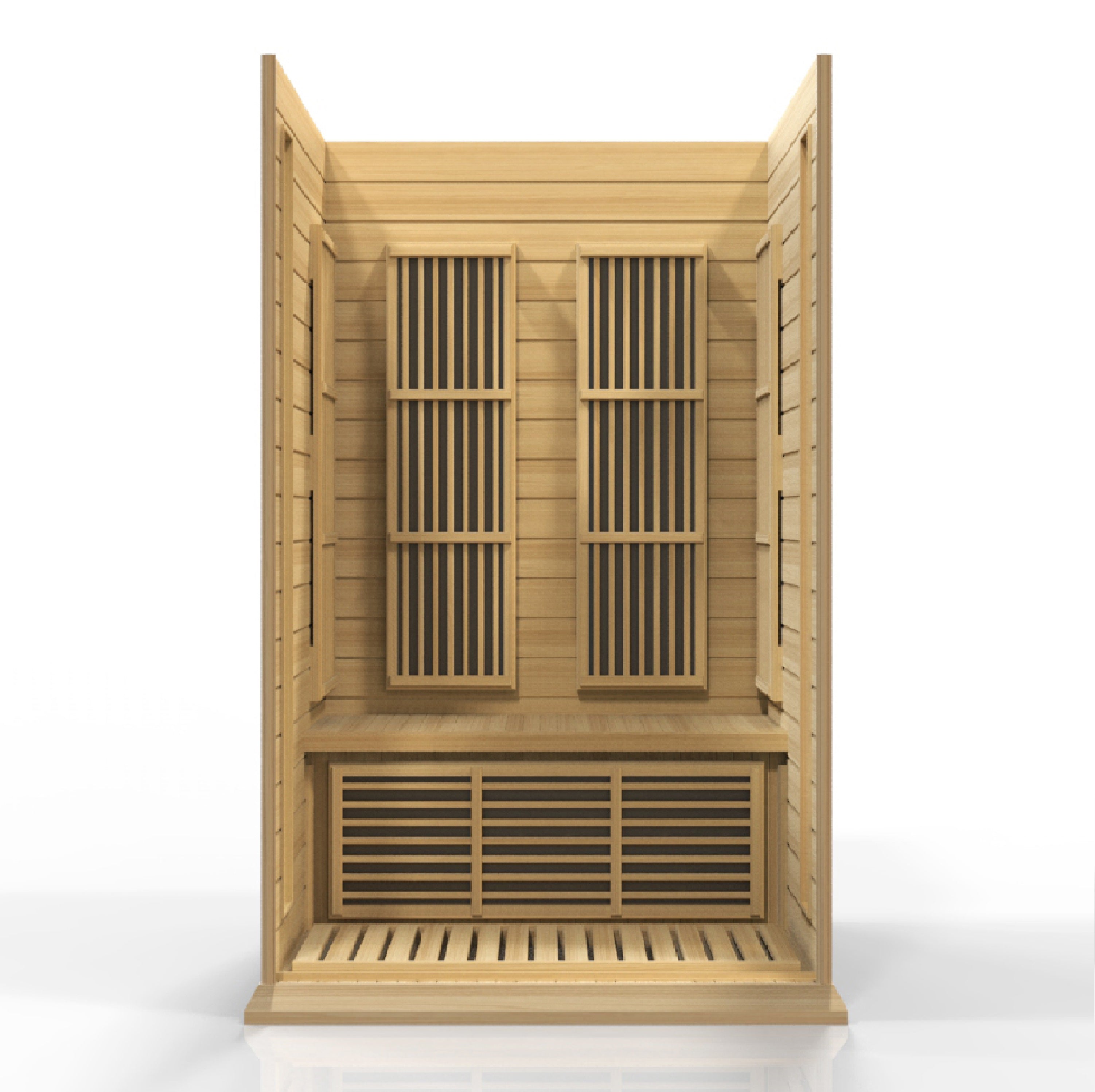 Golden Designs Maxxus 2 Person Low EMF FAR IR Sauna (MX-K206-01)