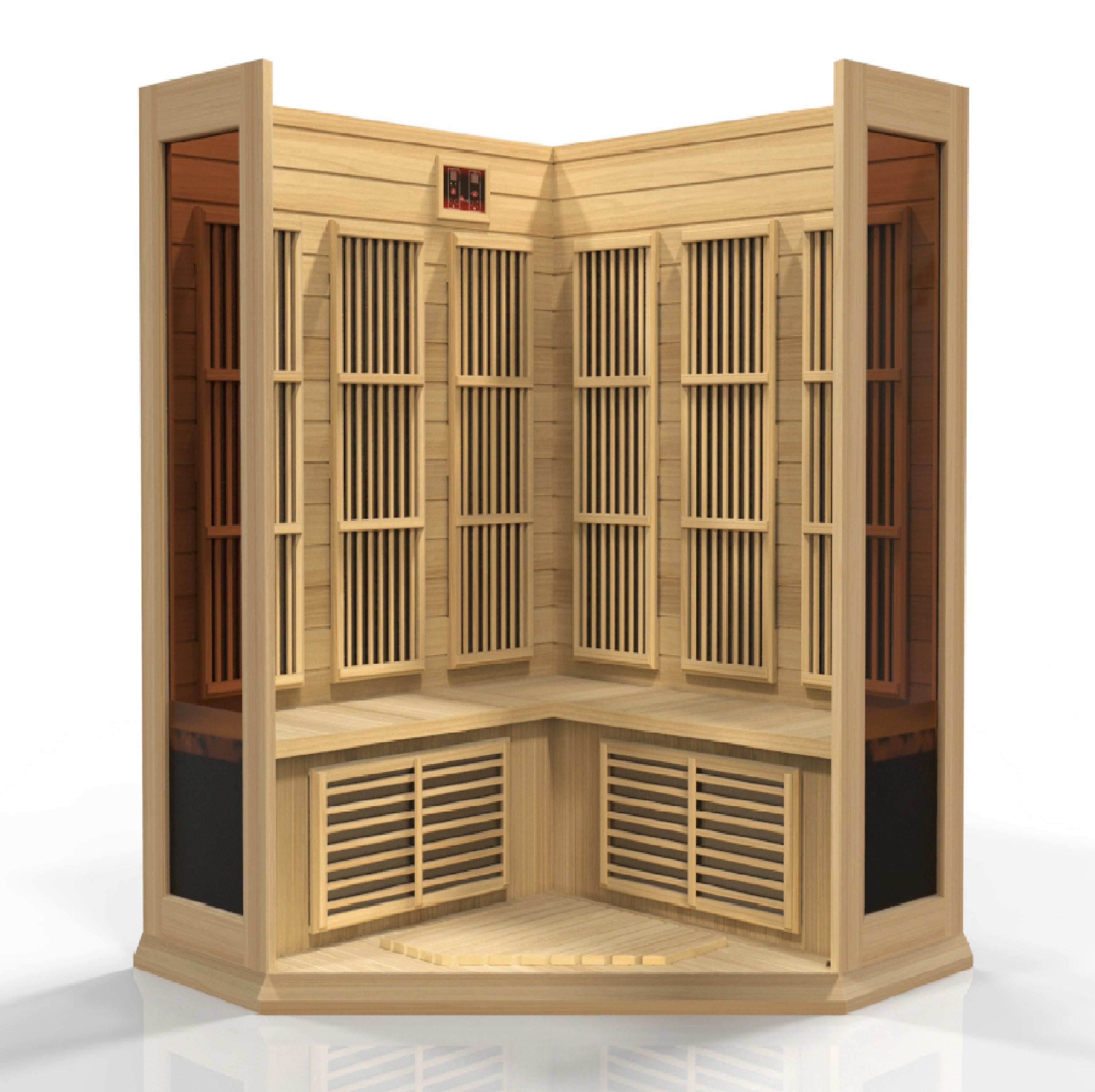 Golden Designs Maxxus 3 Person Low EMF FAR IR Sauna (MX-K356-01)