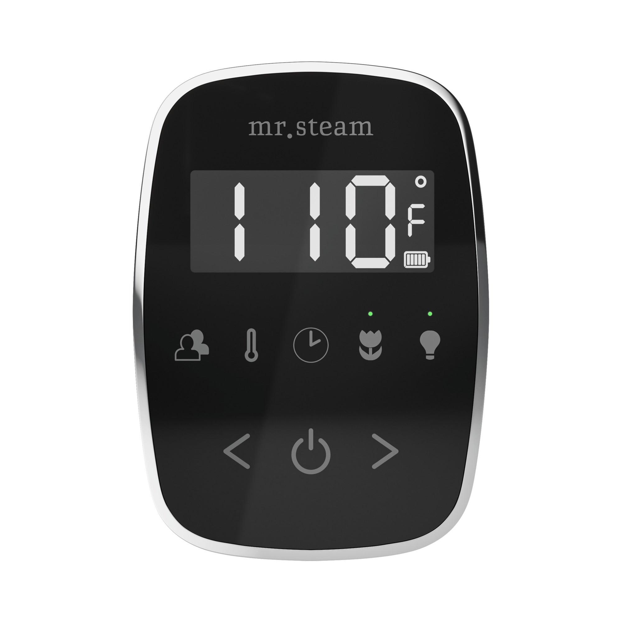 Mr. Steam CT 12 kW (12000 W) Steam Shower Generator Package with TempoFlex Control in Black Polished Chrome