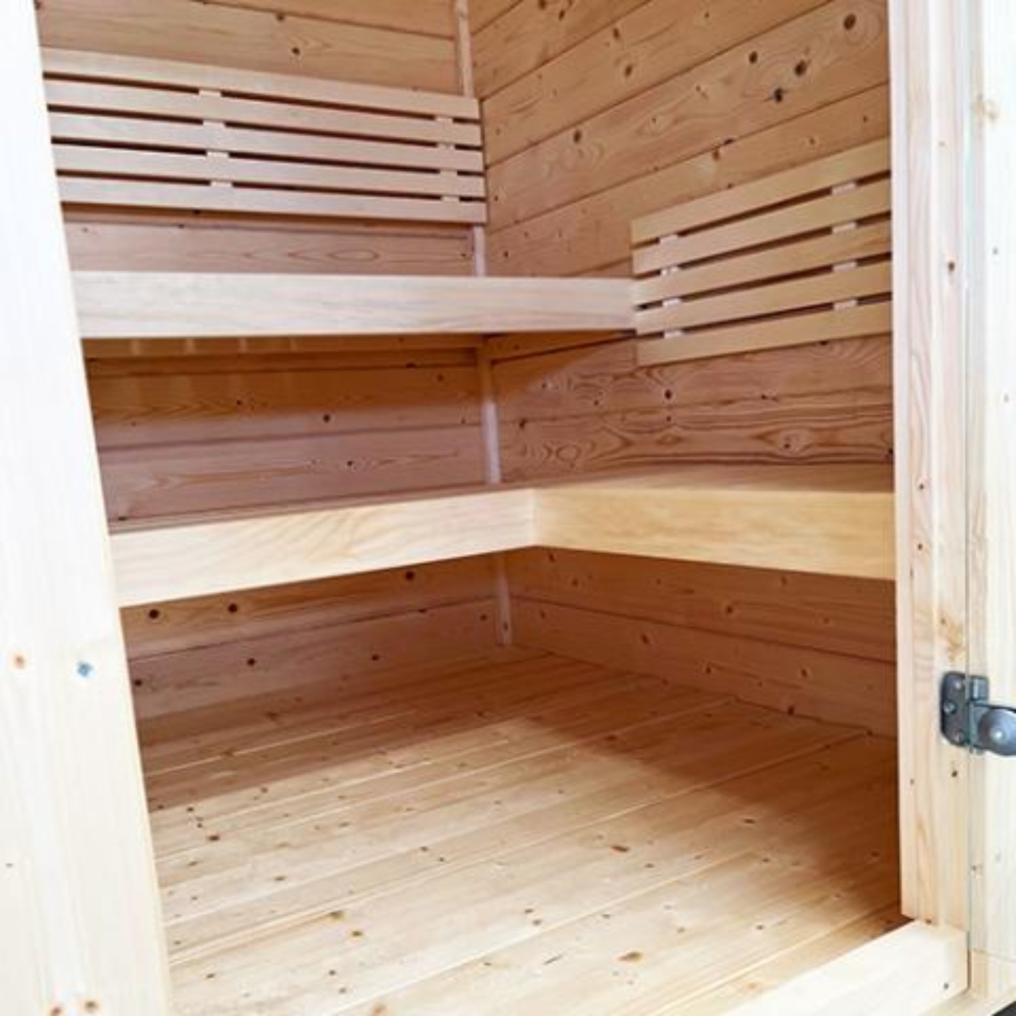 SaunaLife Model G2 4 Person Outdoor Home Sauna Kit