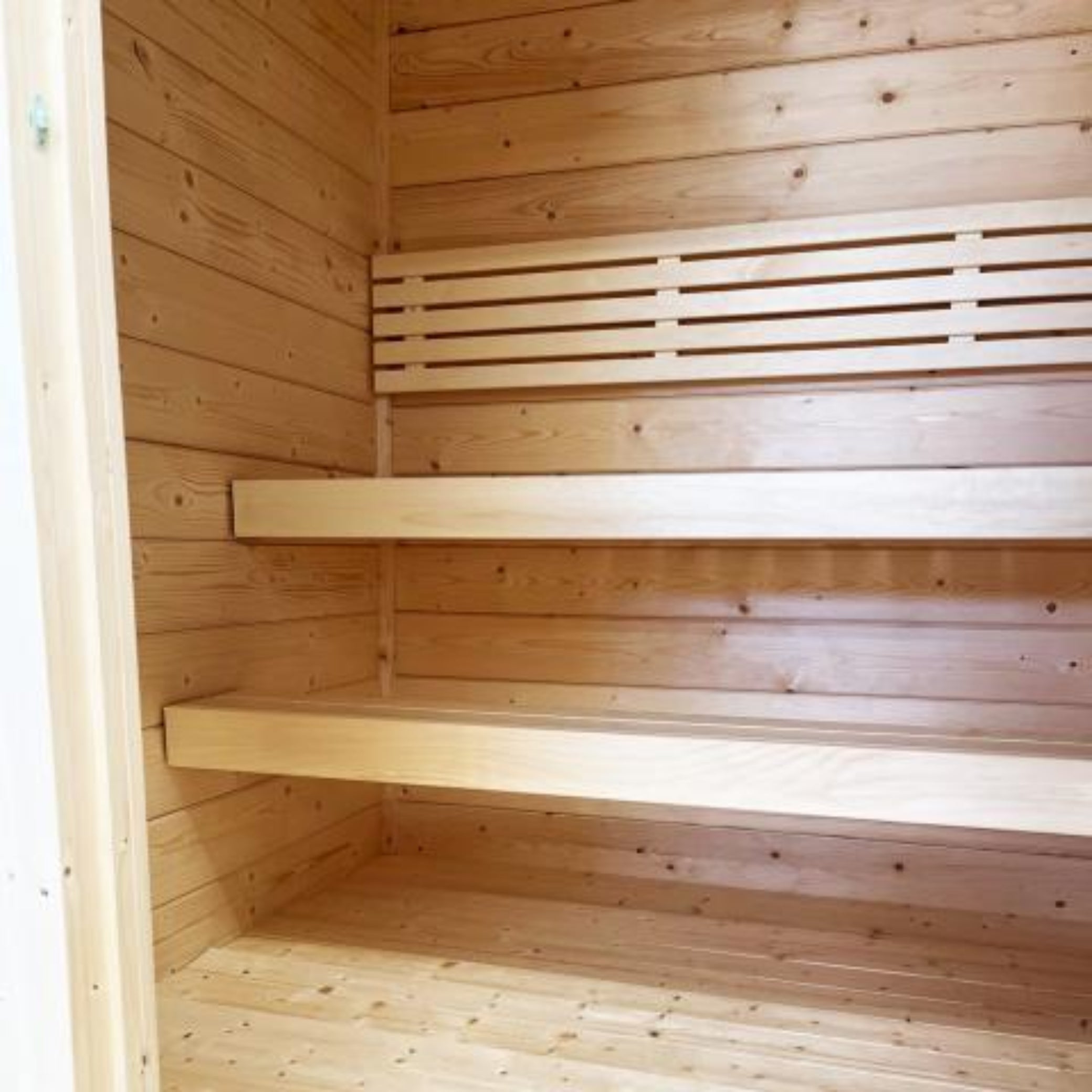 SaunaLife Model G2 4 Person Outdoor Home Sauna Kit