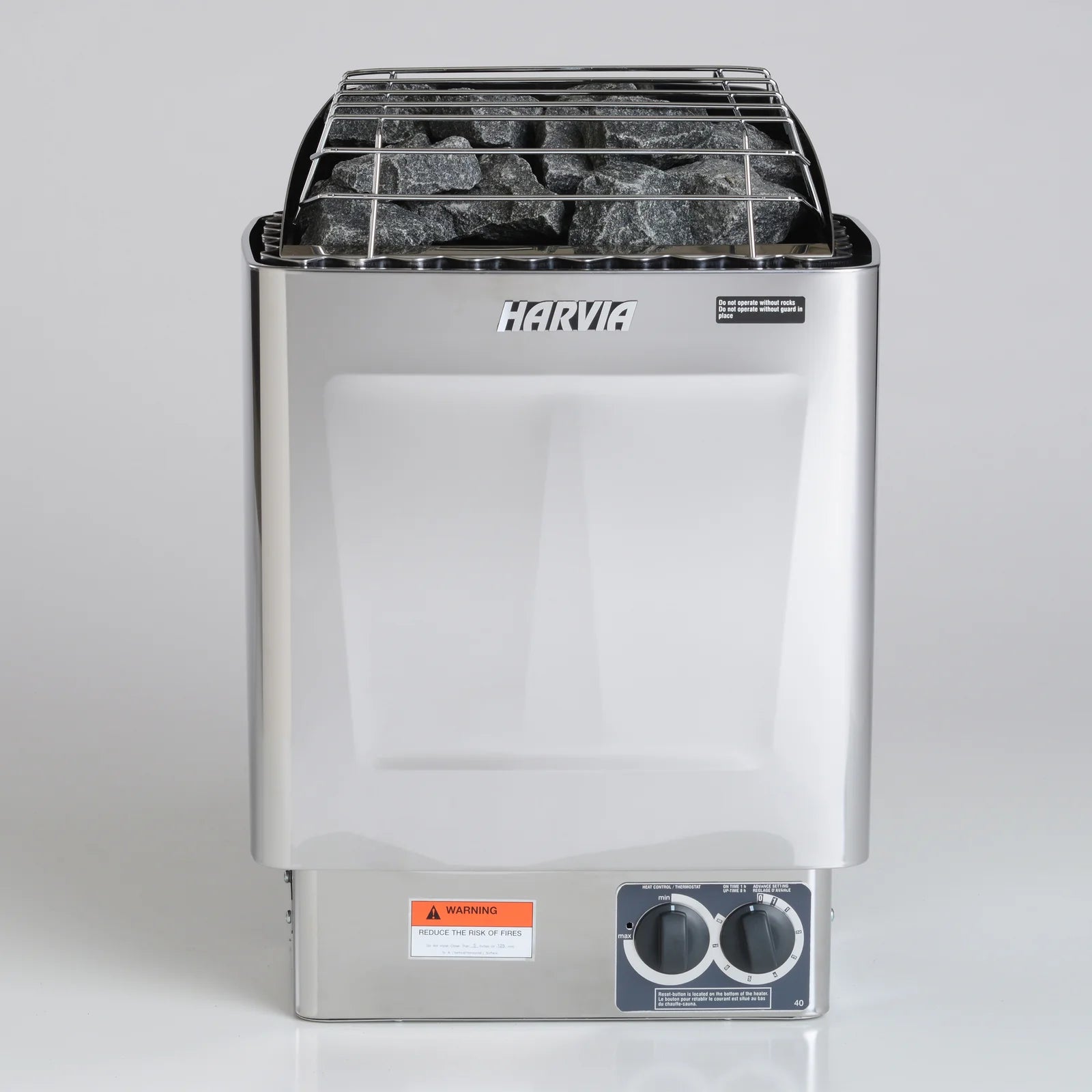 Harvia Kip Series 6kW Stainless Steel Sauna Heater at 208V 3PH