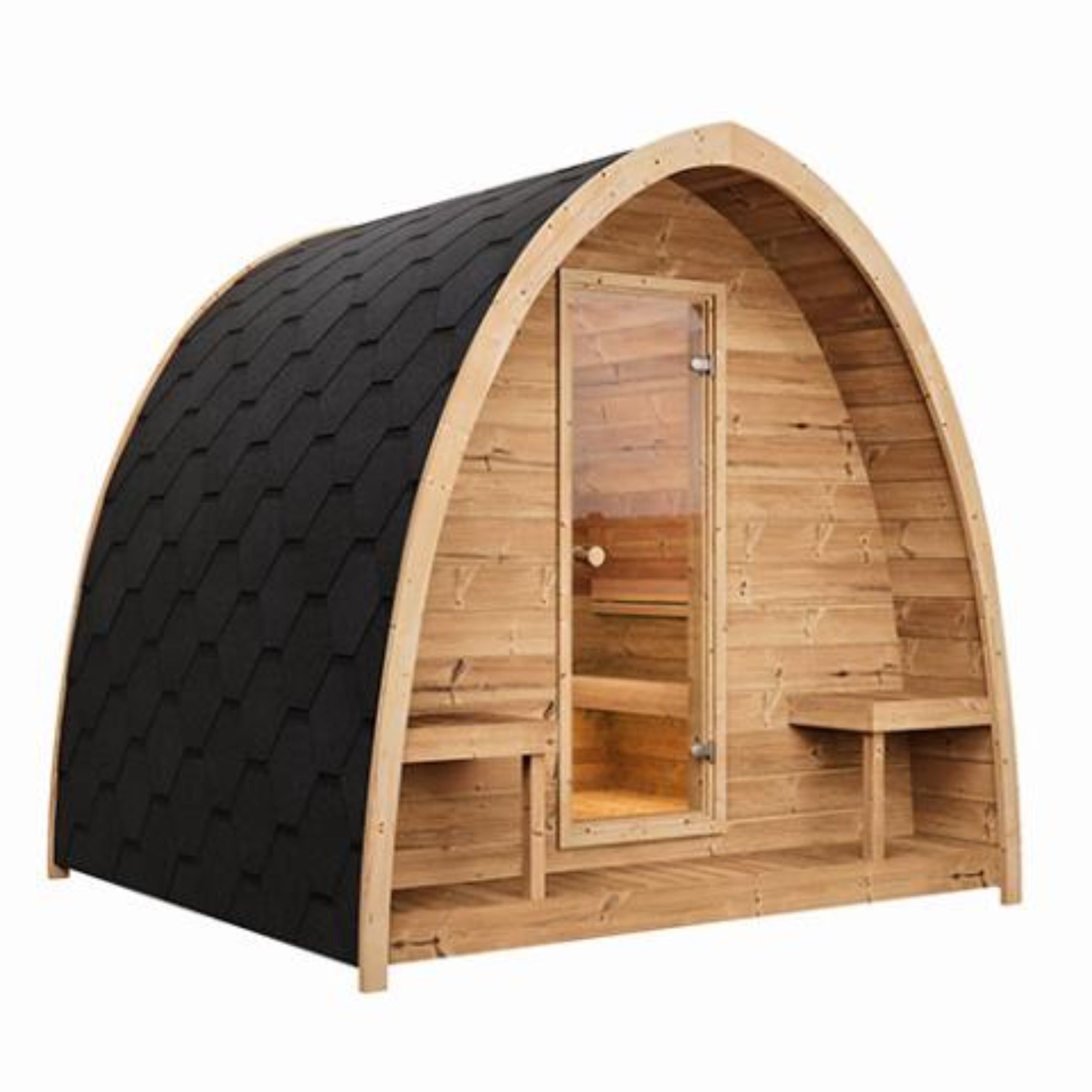 SaunaLife Model G3 6-person Outdoor Home Sauna Kit