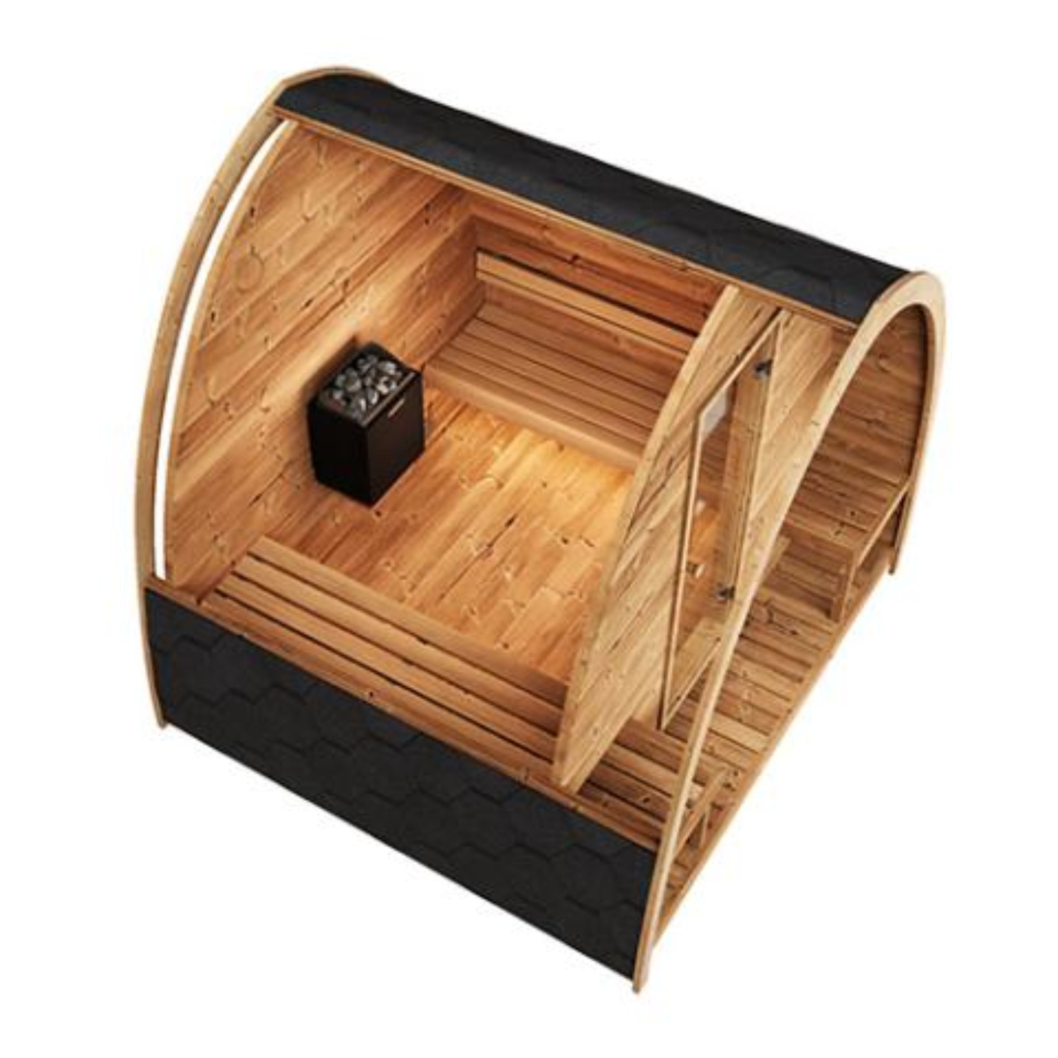 SaunaLife Model G3 6-person Outdoor Home Sauna Kit