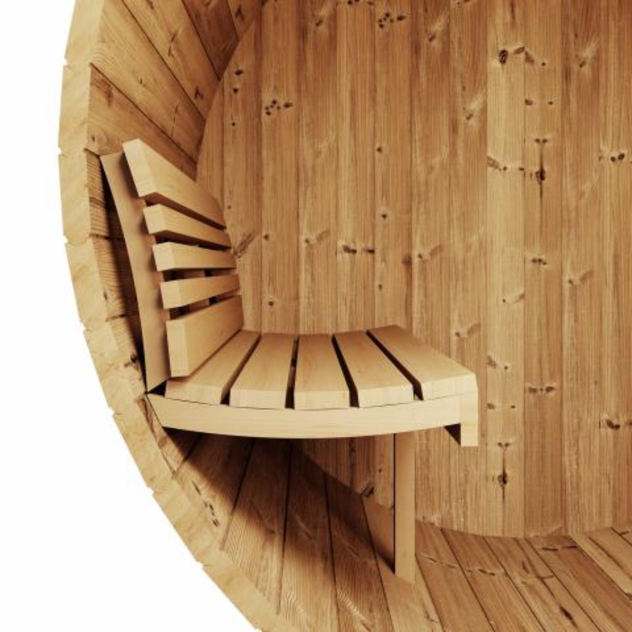 SaunaLife Model E6 3 Person Barrel Sauna