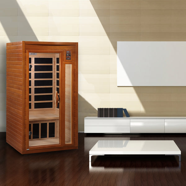 Golden Designs Dynamic Barcelona 1-2 Person Low EMF Far IR Sauna (DYN-6106-01)