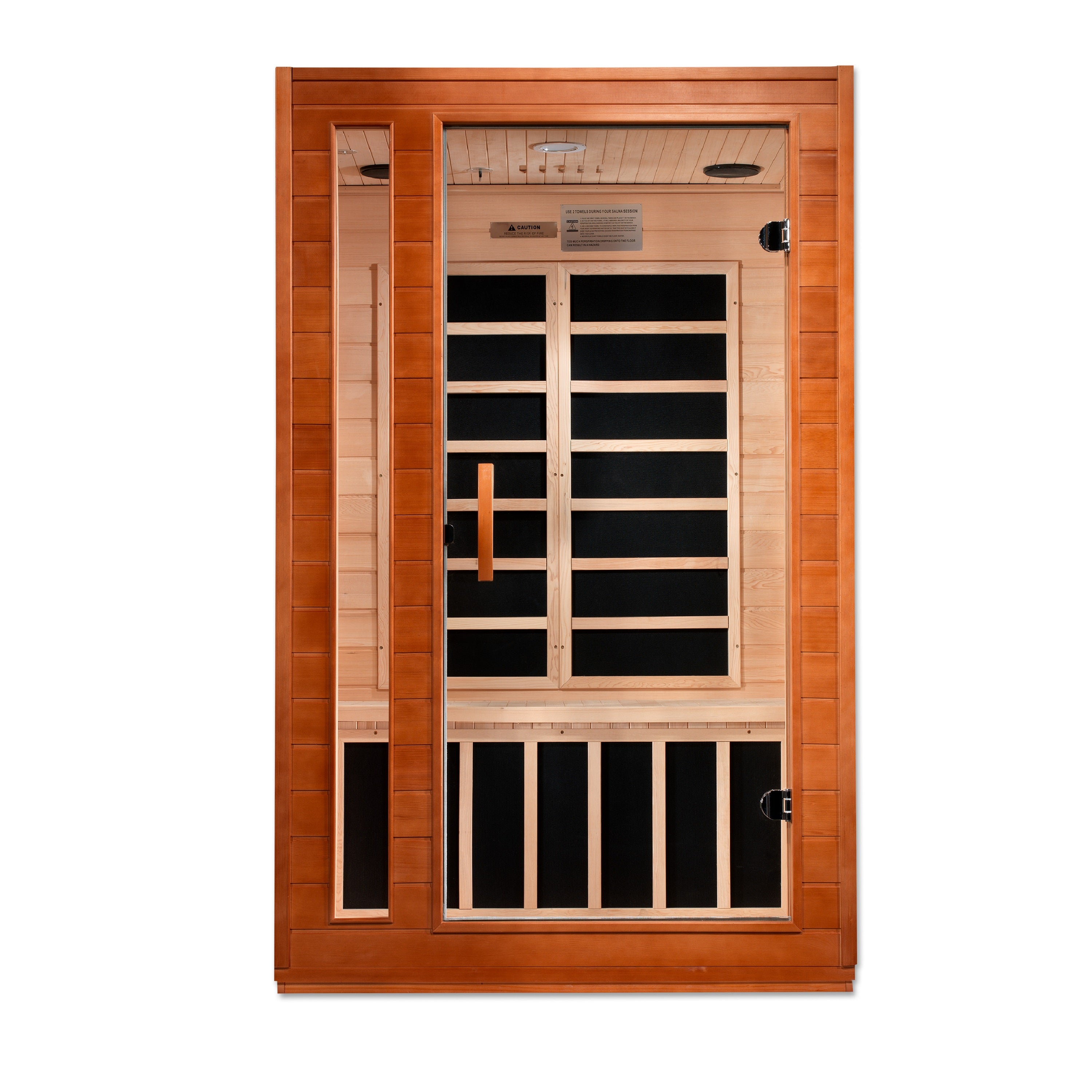 Golden Designs Dynamic "Cardoba" 2 Person Ultra Low EMF FAR IR Sauna (DYN-6203-01 Elite)