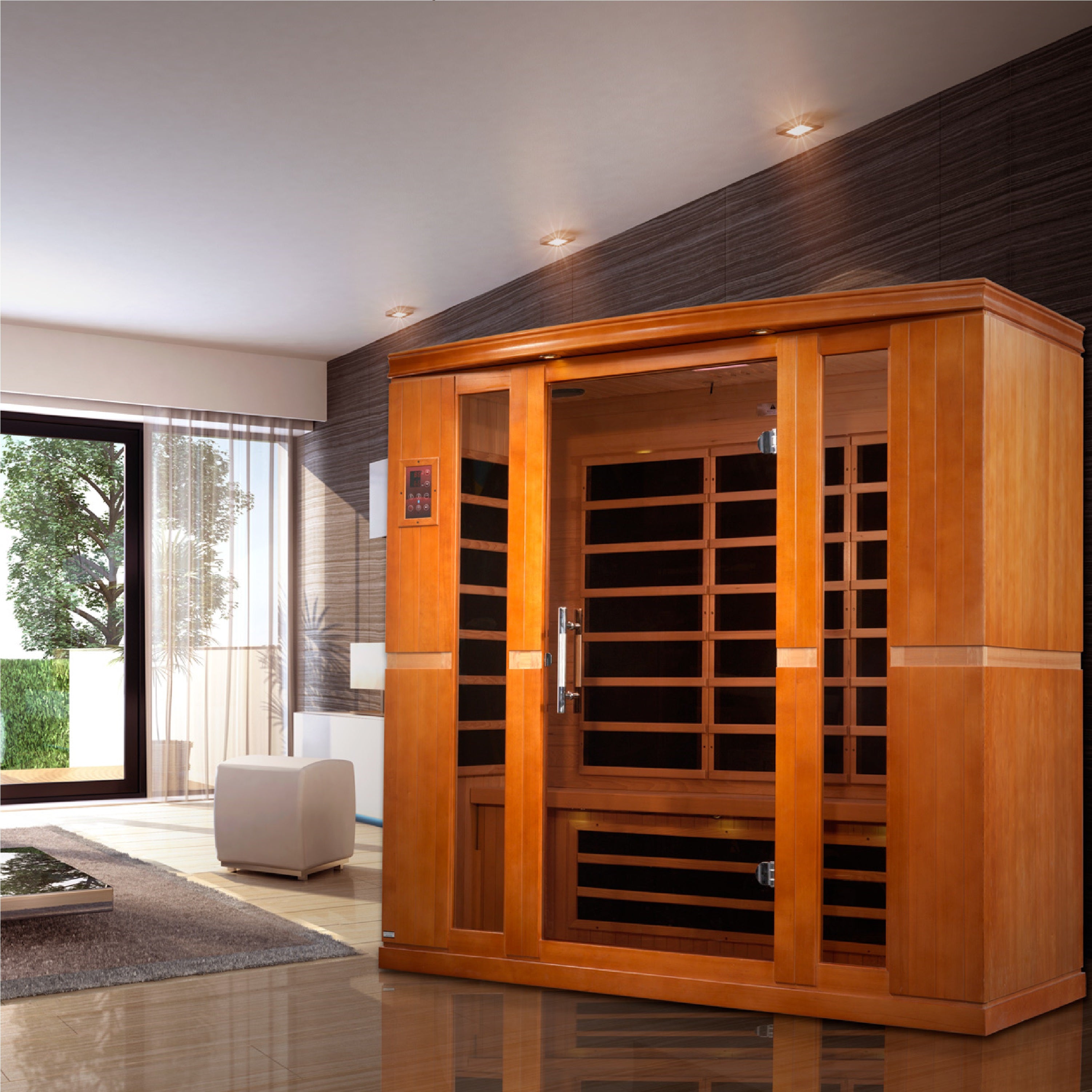 Dynamic Bergamo 4 Person Low EMF Far IR Sauna (DYN-6440-01)