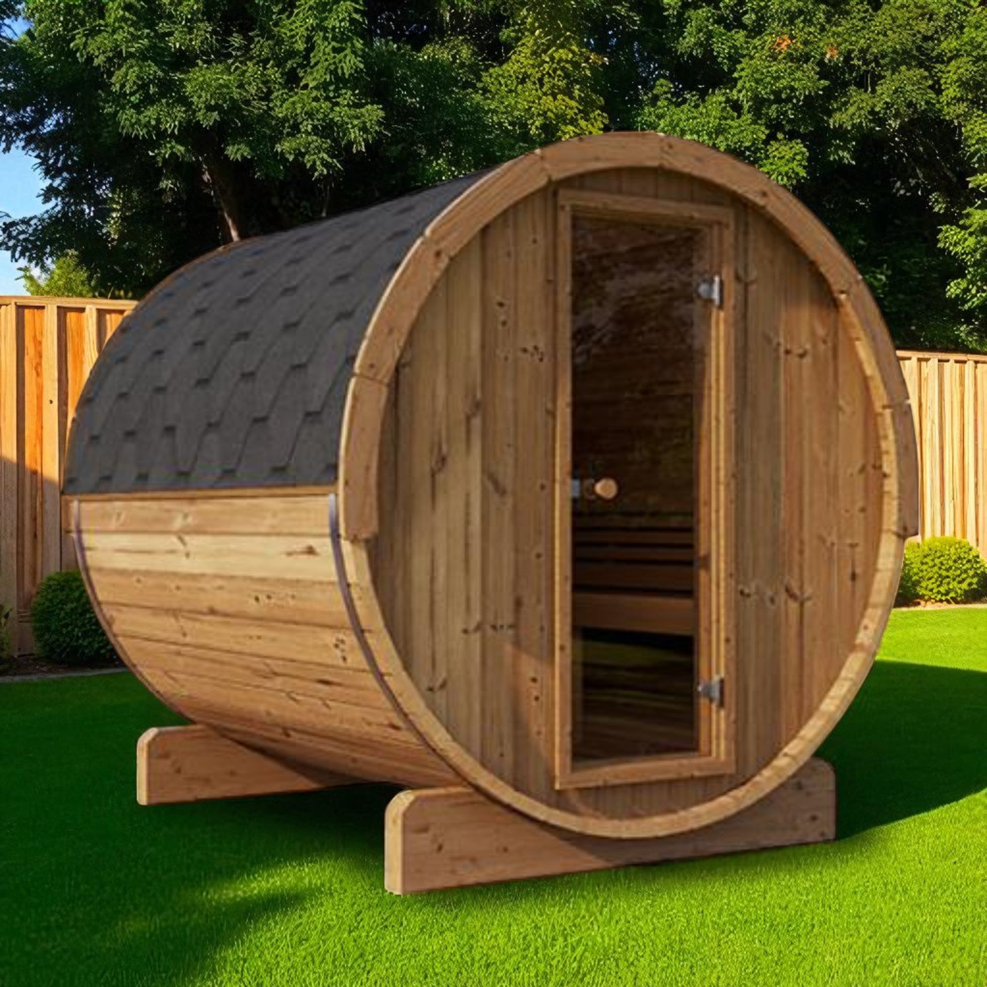 SaunaLife Model E8 6 Person Sauna Barrel