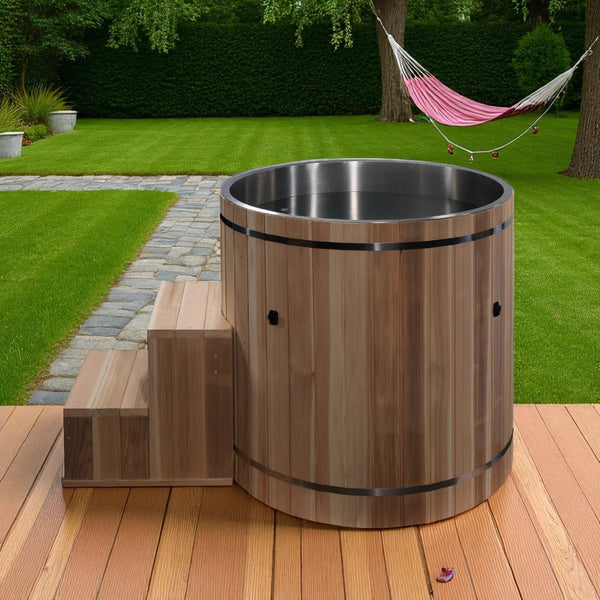 Dynamic Cold Therapy Barrel 316 Stainless Steel Cold Plunge Tub