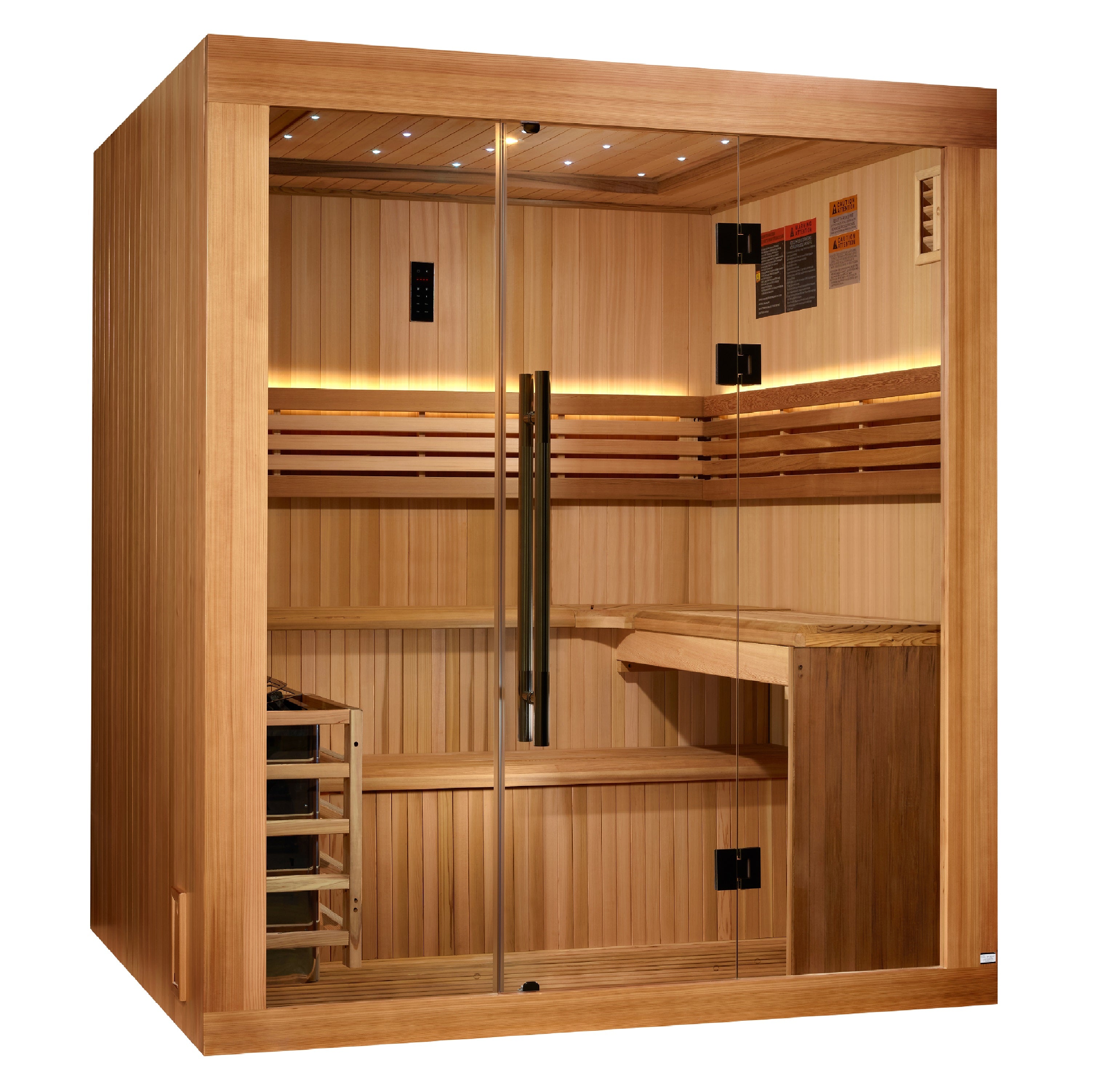 Golden Designs 2025 Updated Osla 6 Person Traditional Sauna (GDI-7689-02)