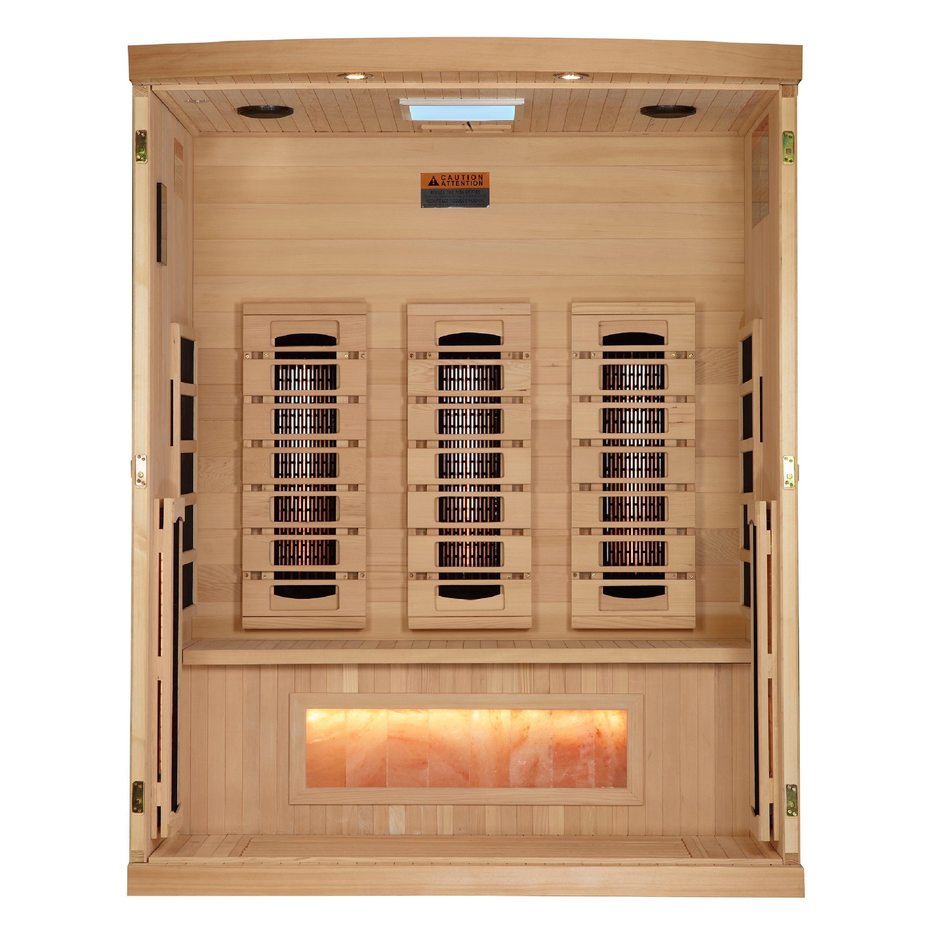 Golden Designs 2025 Reserve Edition 3 Person Full Spectrum with Himalayan Salt Bar (GDI-8030-03)