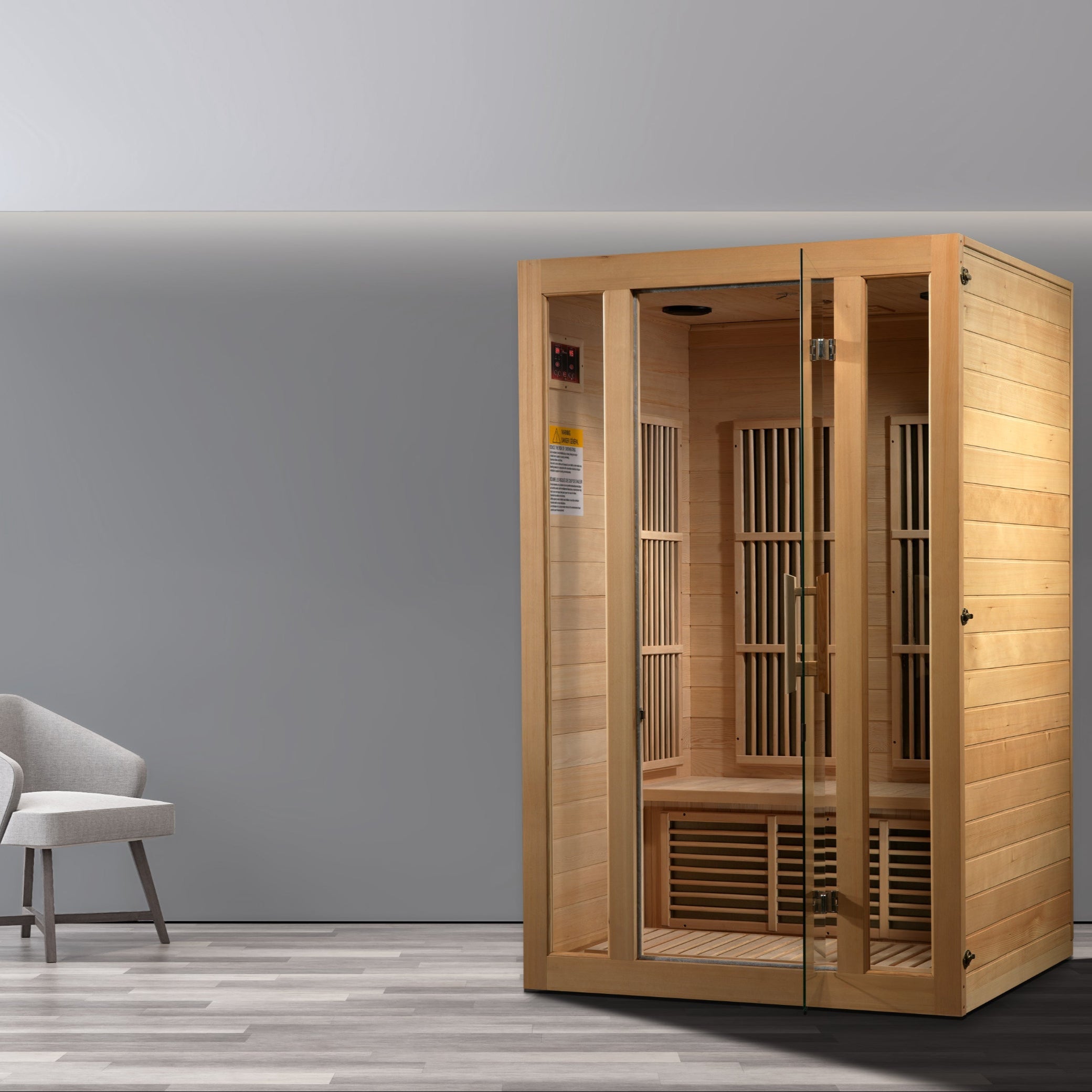 Golden Designs Maxxus "Seattle" 2 Person Low EMF FAR IR Sauna (MX-J206-01)