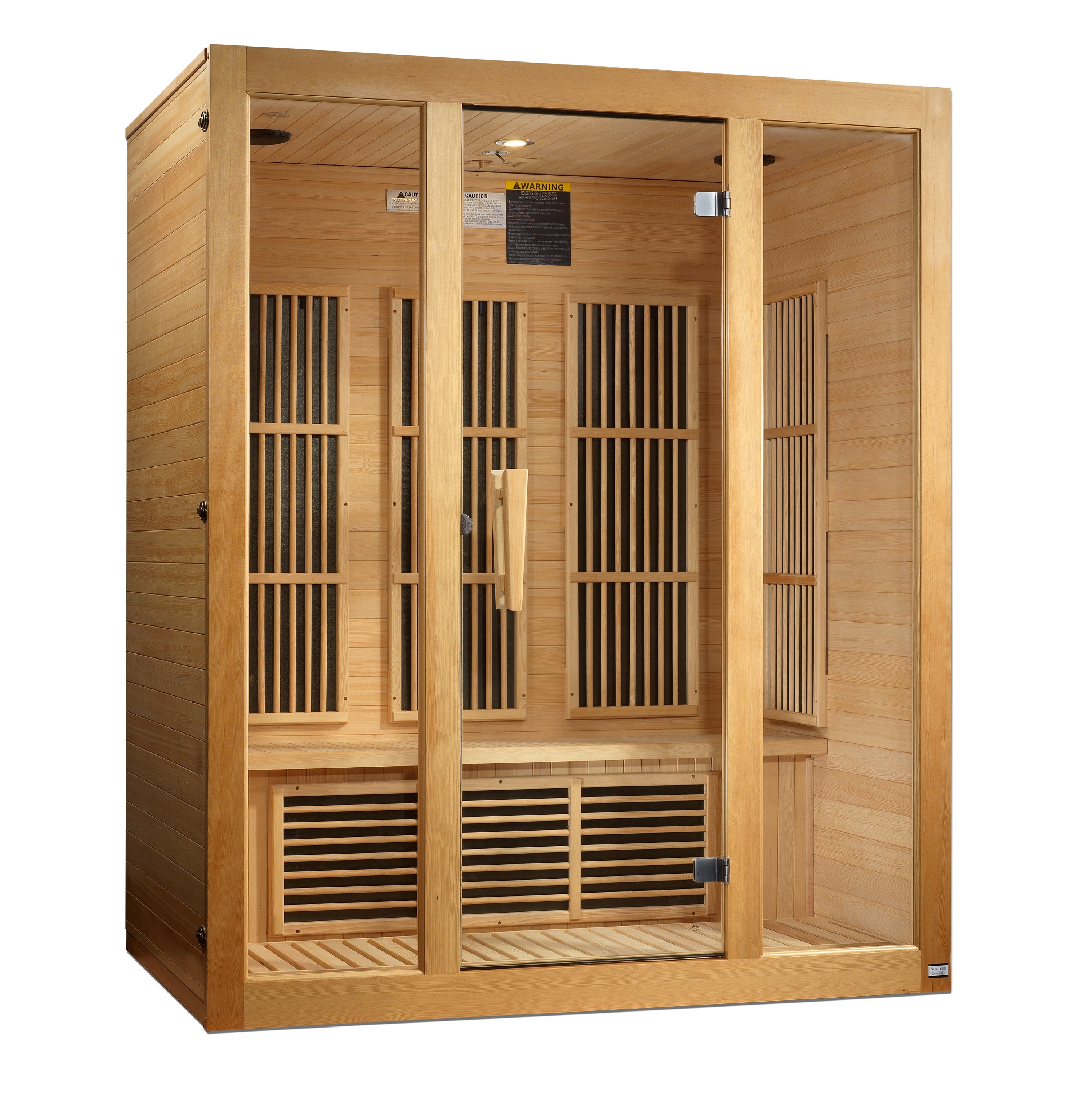 Golden Designs Maxxus Bellevue 3 Person Low EMF FAR IR Sauna (MX-J306-01)