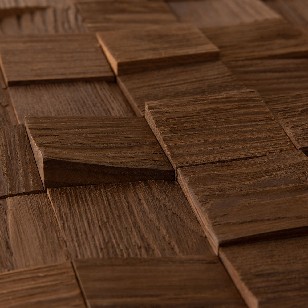 EmotionWood Thermo-Ash Square 58 Wall Panel