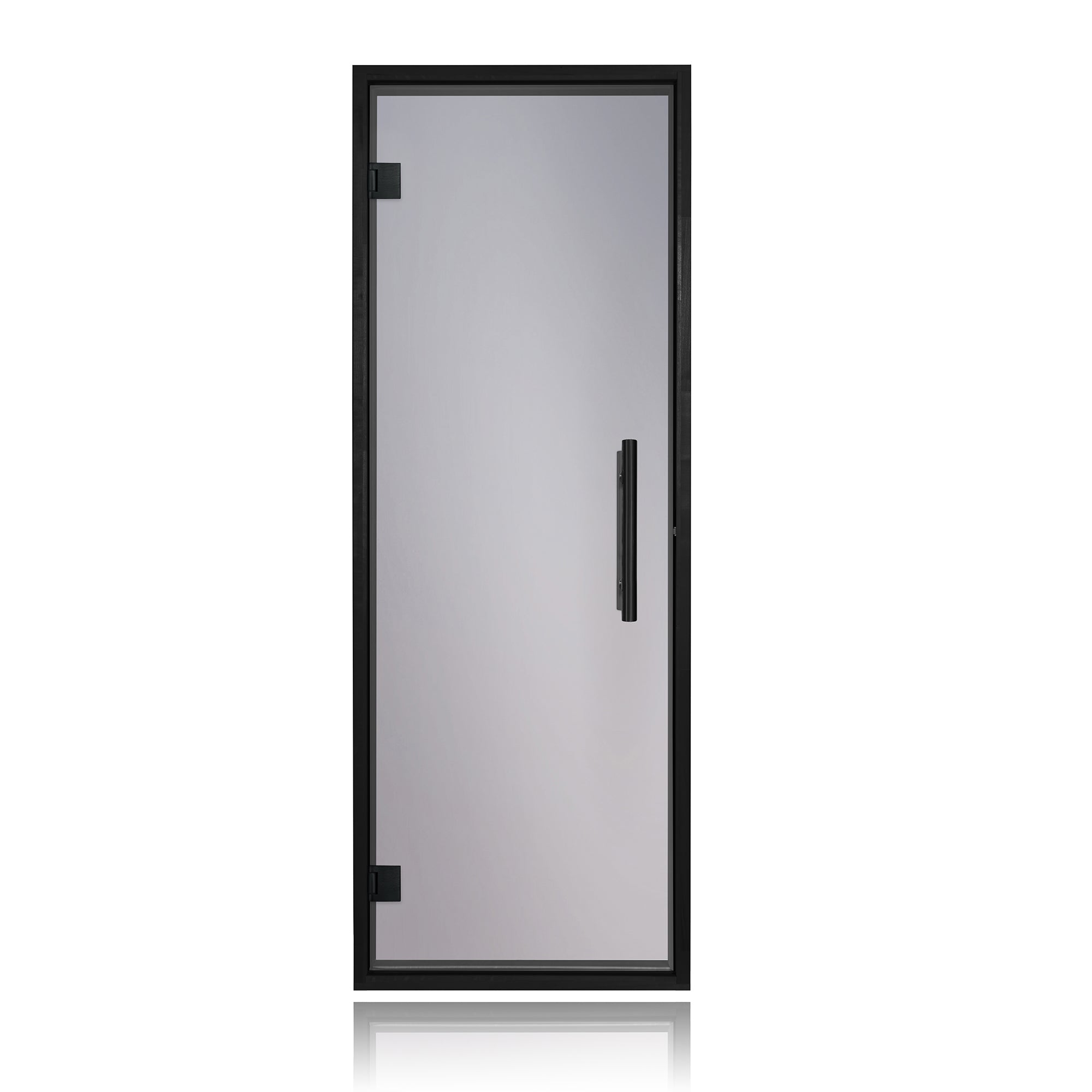 PROSAUNAS Prehung 24x73 Black Alder Frame Sauna Door