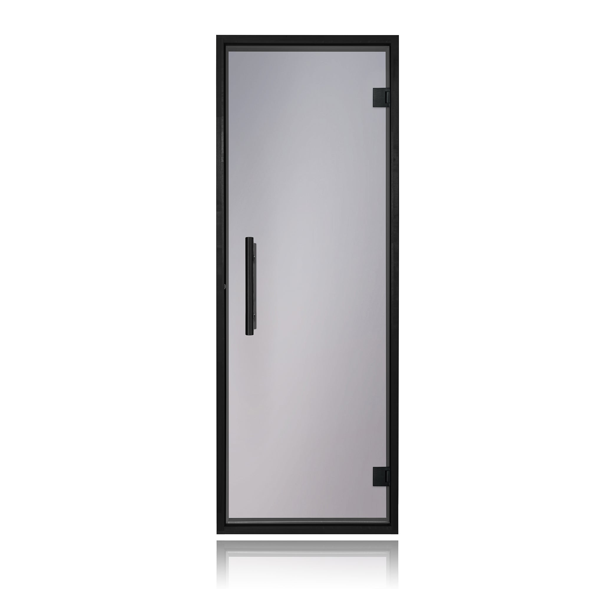 PROSAUNAS Prehung 24x73 Black Alder Frame Sauna Door