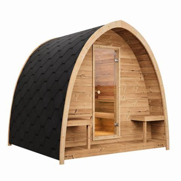 SaunaLife Model G3 6-person Outdoor Home Sauna Kit