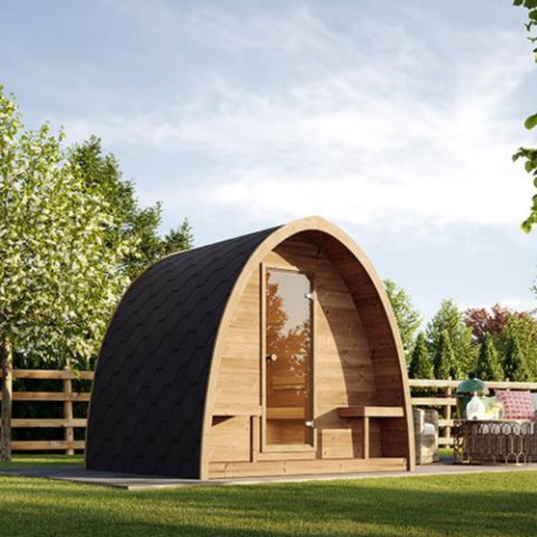 SaunaLife Model G3 6-person Outdoor Home Sauna Kit