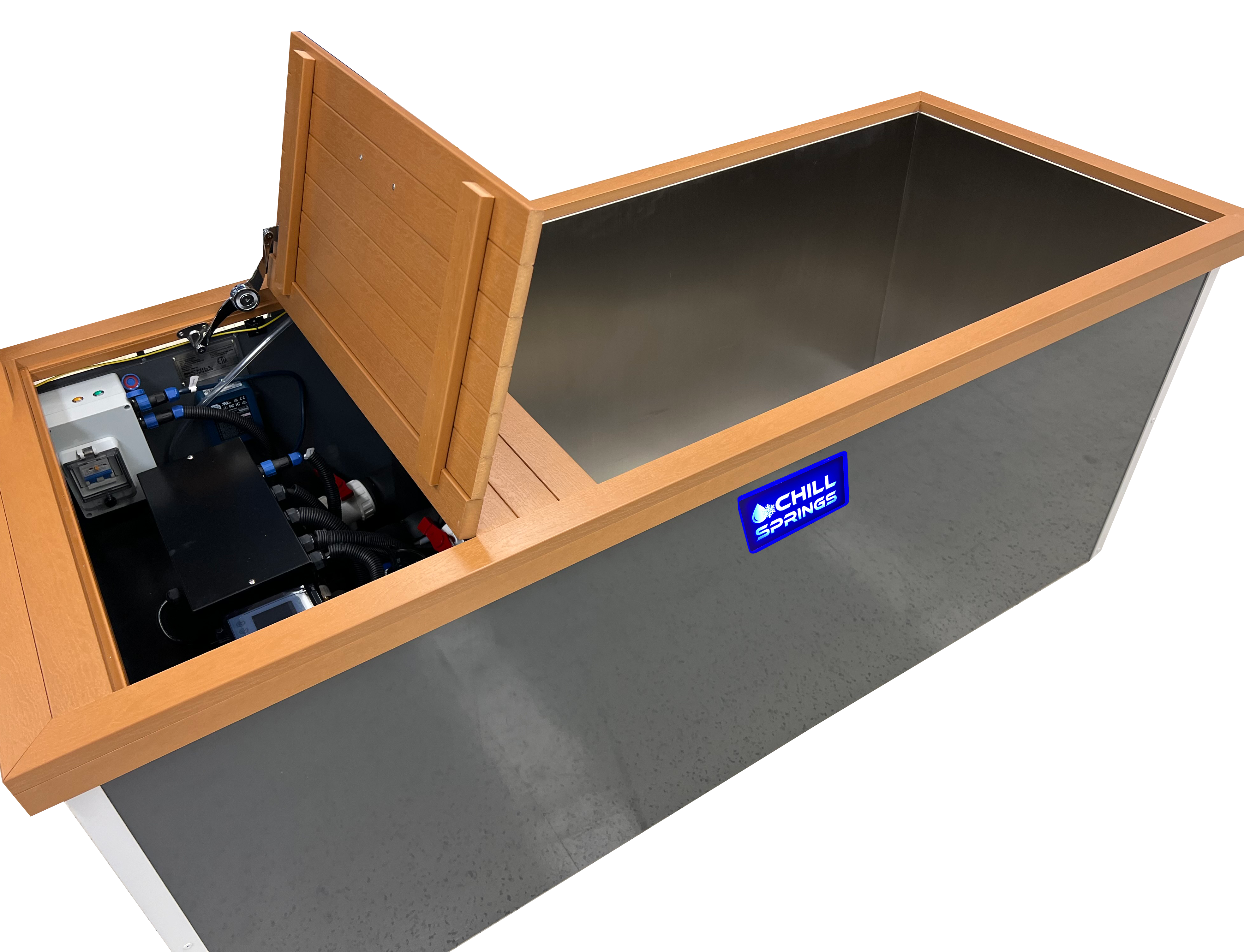 Chill Springs Teak Cold Plunge